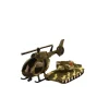 Helicopter en tank