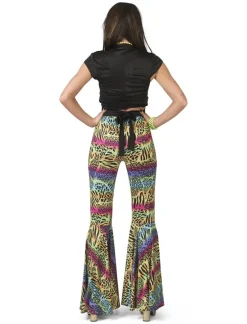 Hippie Broek met Dieren Print Dames - Maat 40/42