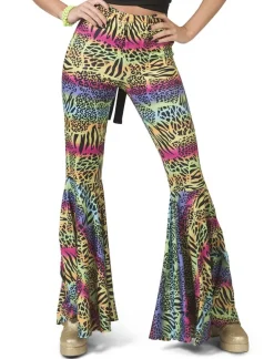Hippie Broek met Dieren Print Dames - Maat 40/42