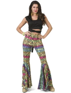 Hippie Broek met Dieren Print Dames - Maat 36/38