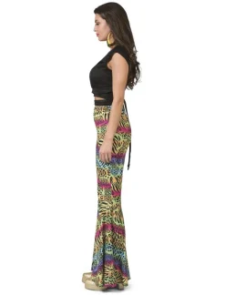 Hippie Broek met Dieren Print Dames - Maat 36/38
