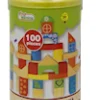 Houten blokjes 100 stuks