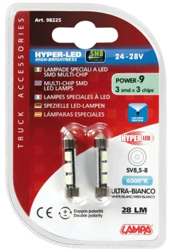 HYPER-LED C5W 3 SMD 10x39 mm