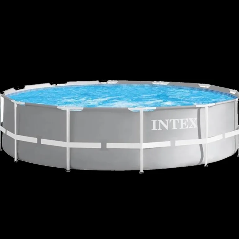 Intex Prism frame zwembad Ø 366x76 cm + filterpomp 12V
