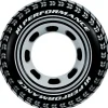 Intex Zwemring - 91cm - Zwart Grijs - Autoband