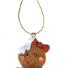 Kersthanger peperkoek meisje met hart 9,5cm