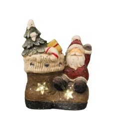 Kerstman Hugo 37cm