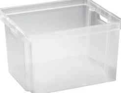Keter Crownest Opbergbox Transparant - 42,6x36,1x26cm - 30L