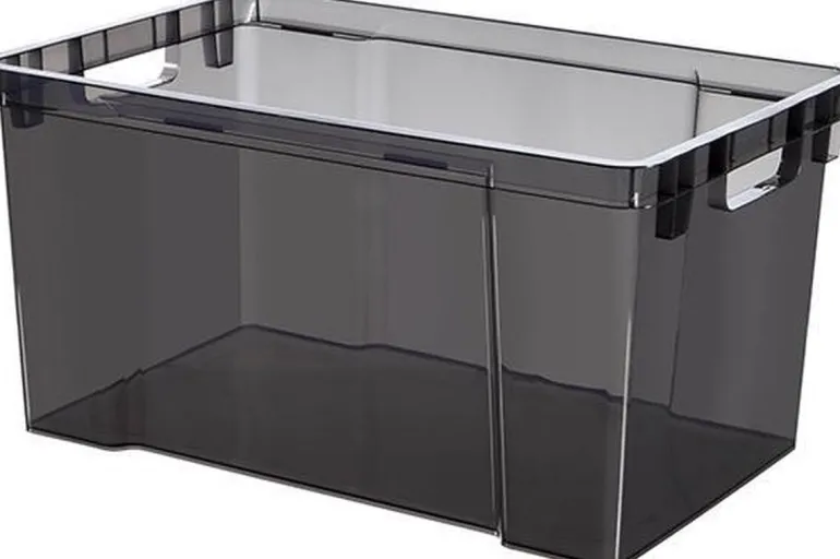 Keter Crownest Opbergbox Smokey Grijs - 58,7x39x30cm - 50L