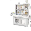Keuken grijs met stromend water 98x108x35,5cm