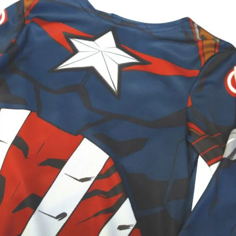 Kinderkostuum Avengers Captain America - Maat 116