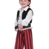 Kinderkostuum Baby Piraat - Maat 86
