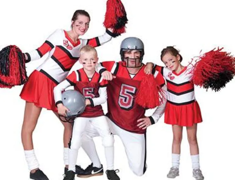 Kinderkostuum Cheerleader Angie - Maat 140