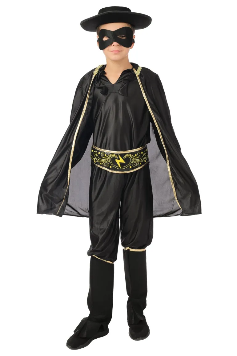 Kinderkostuum Gemaskerde Bandiet - Zorro - 5-6 jaar