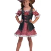 Kinderkostuum Jurk Cowgirl Daisy - Maat 128