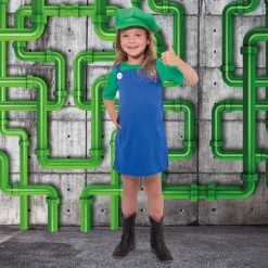 Kinderkostuum Loodgieter Meisje - 6-8 jaar
