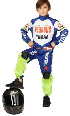 Kinderkostuum Motor Racer - Maat 116