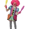 Kinderkostuum Rainbow Clown Meisje - Maat 104