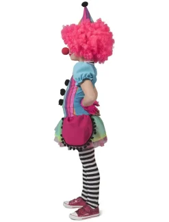 Kinderkostuum Rainbow Clown Meisje - Maat 104