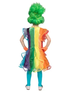 Kinderkostuum Regenboog Prinsessenjurk - Maat 140