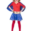 Kinderkostuum Super Girl - Maat 128