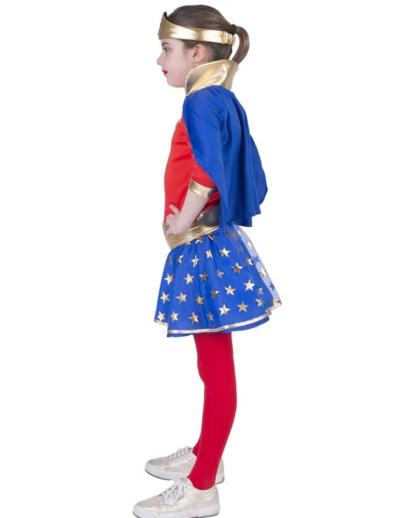Kinderkostuum Super Girl - Maat 128