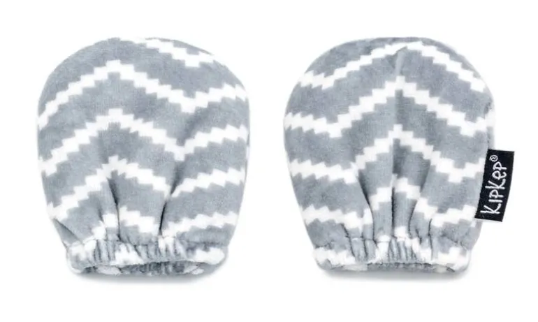 KipKep Anti-krab wantjes Silver Grey