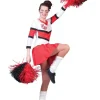 Kostuum Cheerleader Cherry - Maat 40/42