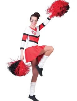 Kostuum Cheerleader Cherry - Maat 40/42