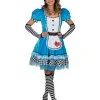 Kostuum Jurk Alice in Wonderland Vrouw - Maat 44/46