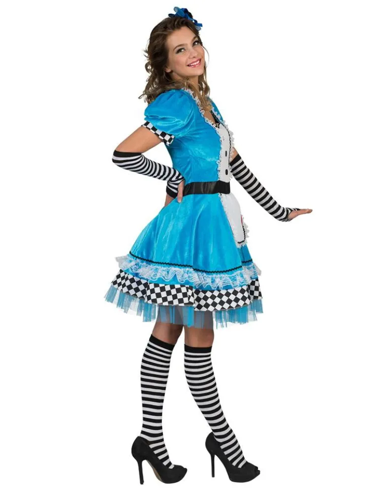 Kostuum Jurk Alice in Wonderland Vrouw - Maat 44/46