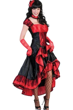 Kostuum Jurk Saloon Girl - Maat 36/38