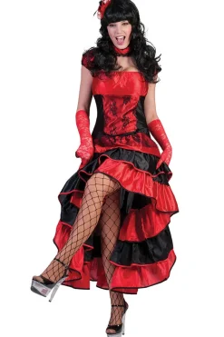Kostuum Jurk Saloon Girl - Maat 44/46