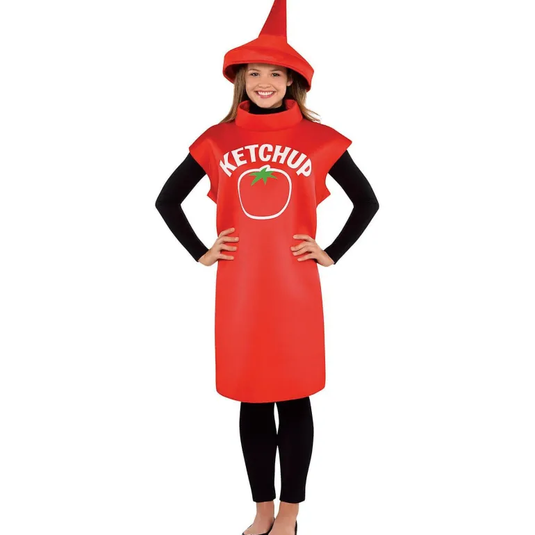 Kostuum Ketchup Fles - M/L