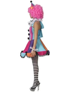 Kostuum Rainbow Clown  - Maat 36/38