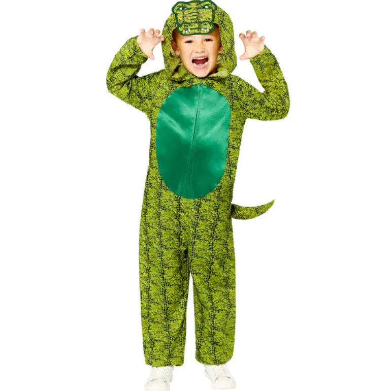 Krokodillenpak Onesie Kind - 10-12 jaar
