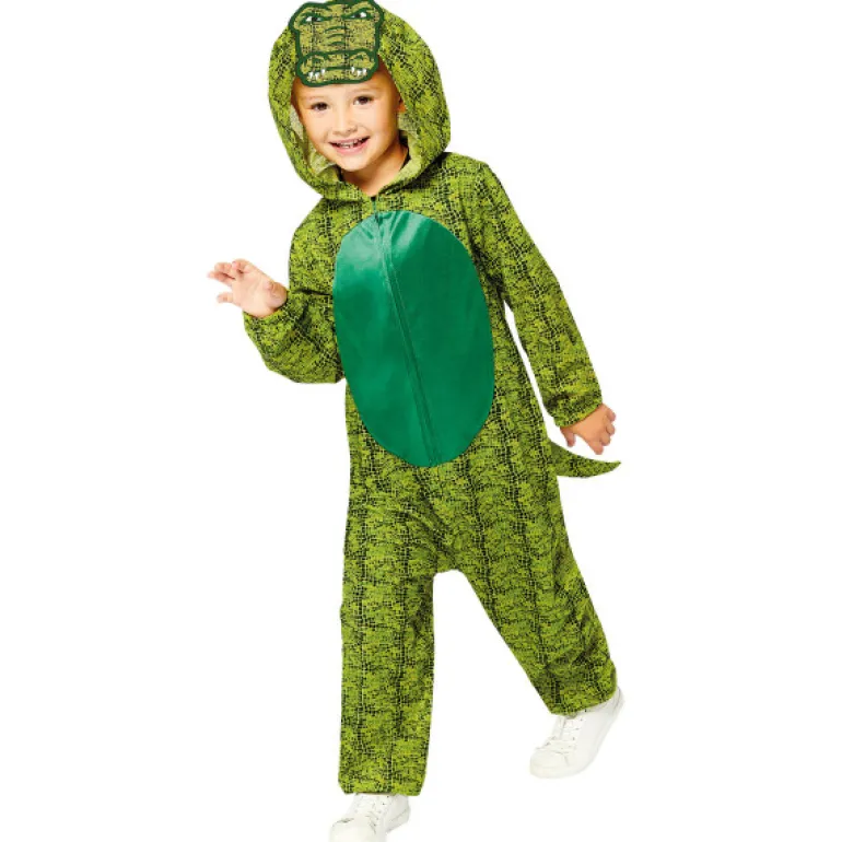 Krokodillenpak Onesie Kind - 6-8 jaar