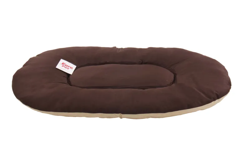 Kussen beige / bruin 80 x 55 x 9 cm