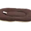 Kussen beige / bruin 70 x 50 x 8 cm