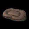 Kussen beige / grijs 50 x 35 x 6 cm