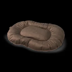 Kussen beige / grijs 50 x 35 x 6 cm