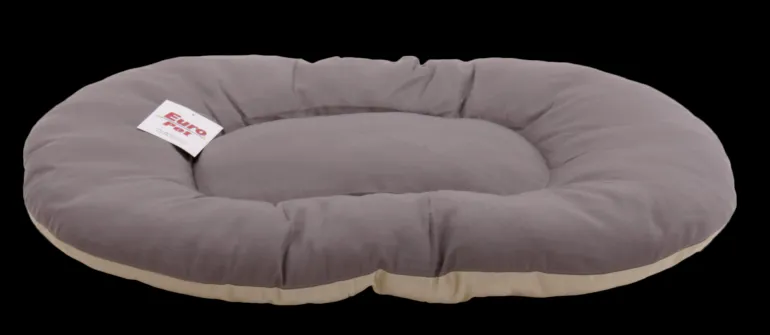 Kussen beige / grijs 70 x 50 x 8 cm