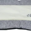 Kussen wit/grijs 108x70x5 cm