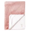 Lapidou Plaid Oud roze/Wit 75x100 cm