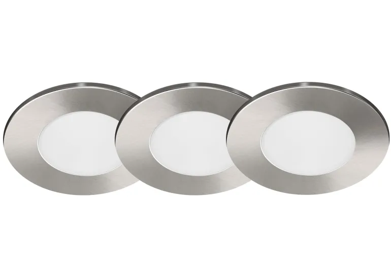 Led 3 x 4,6W satin IP 65