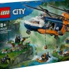 LEGO City 60437 Jungleonderzoekers: helikopter bij de basis