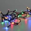 Lichtsnoer met 180 lampjes multicolor LED - 12,5m