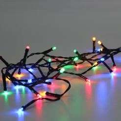 Lichtsnoer met 80 lampjes multicolor LED - 6m