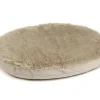 Ligkussen hondenmand beige 73 x 56 cm