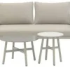 Loungeset Rope Janiek - Aluminium - Beige